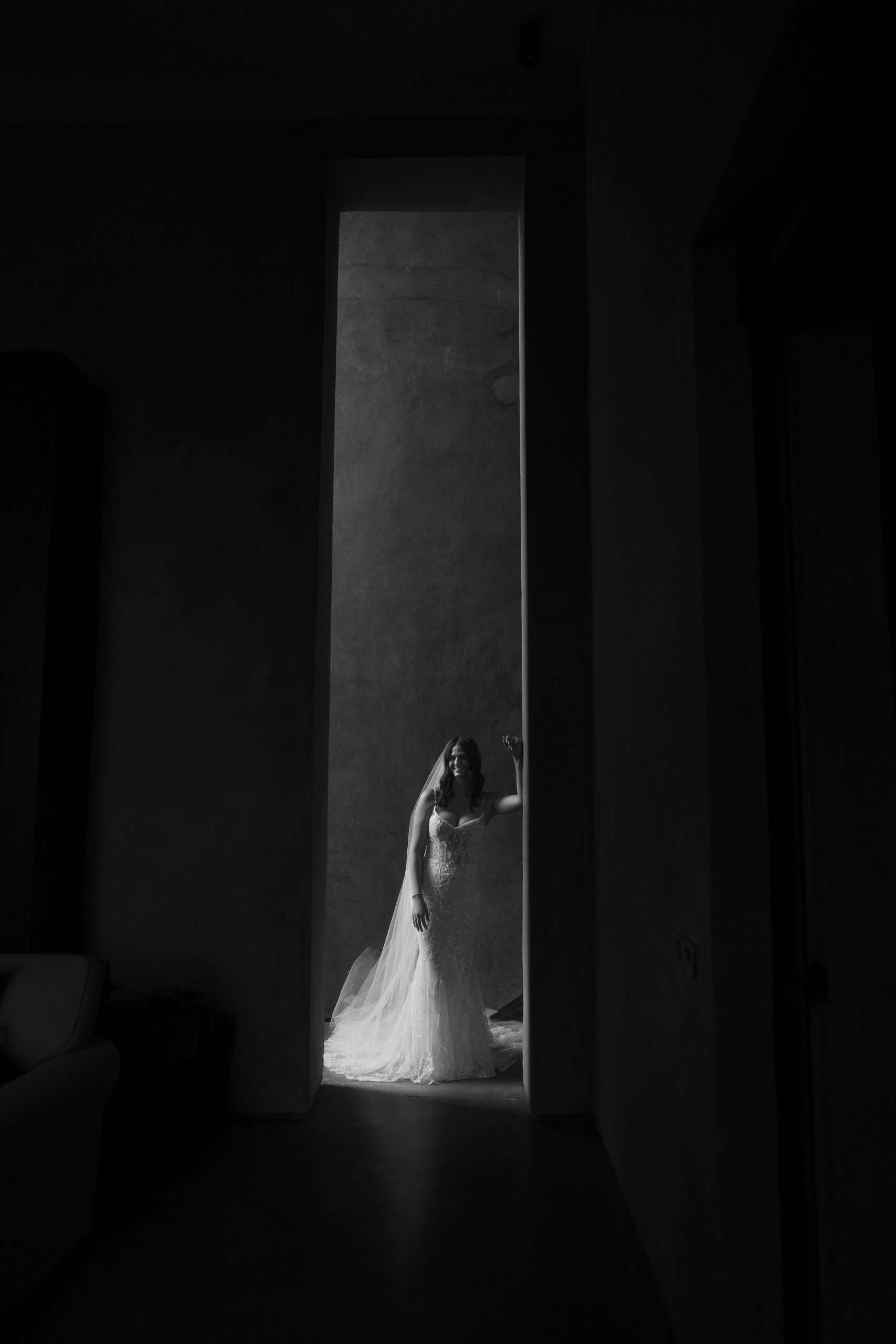Bride posing at editorial wedding photography Morocco