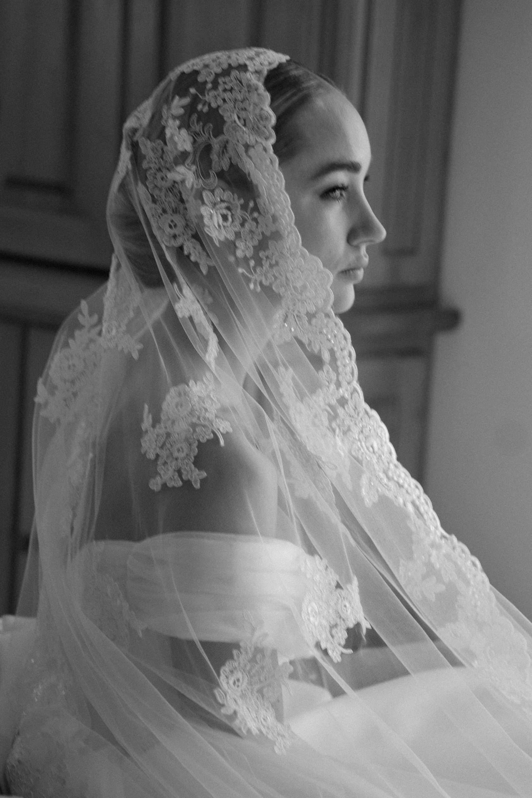 Bride at wedding in Sintra Portugal Serra de Sintra