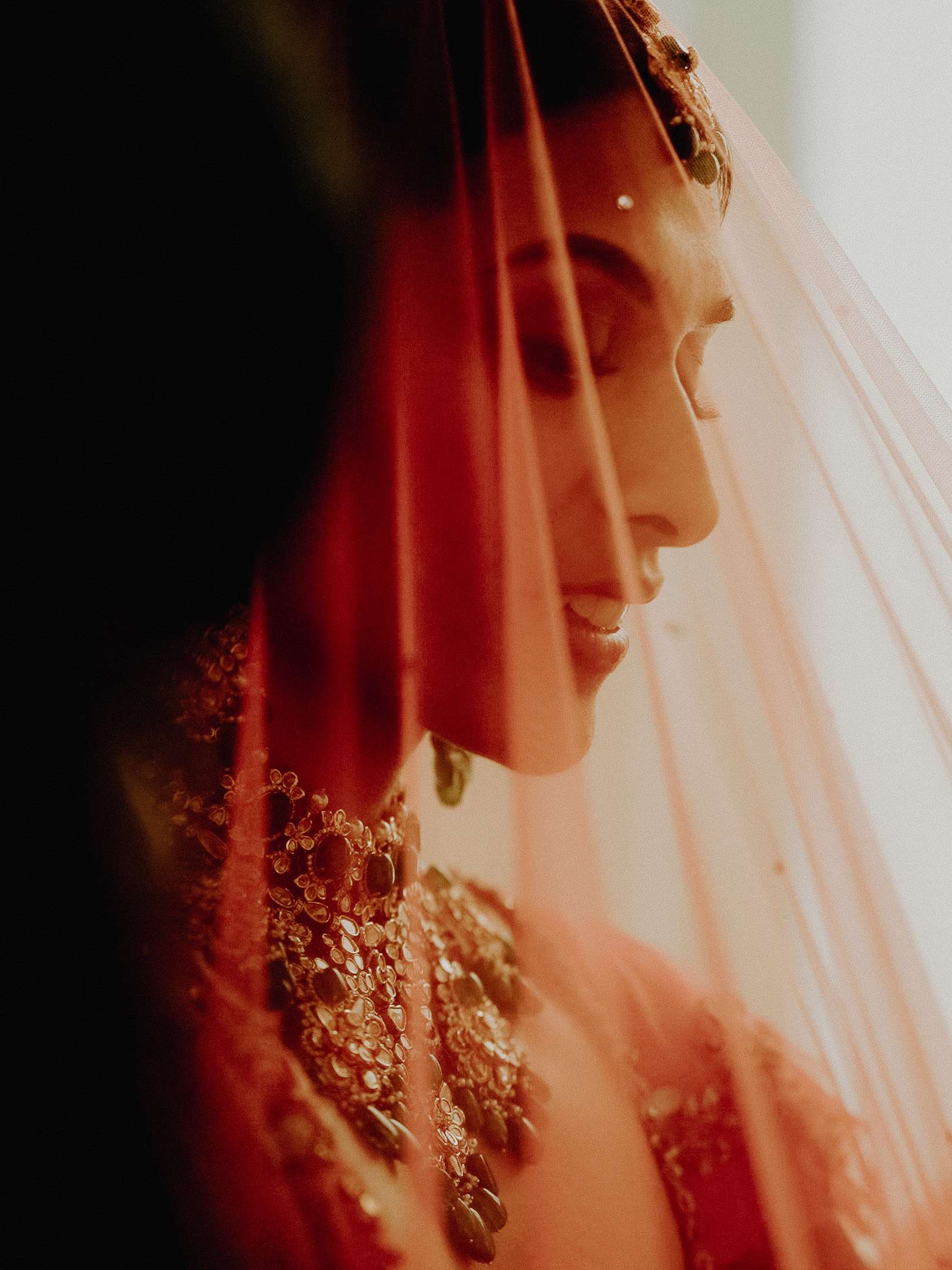 Indian bride veil